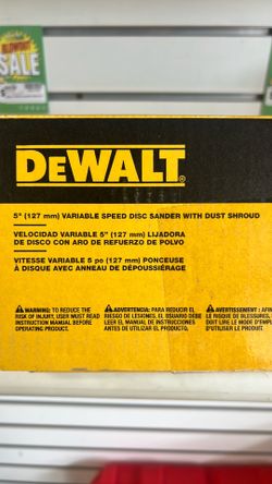 Dewalt disc sander
