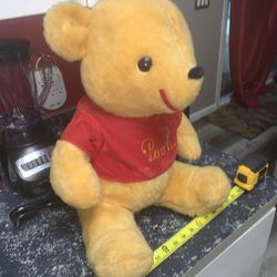 Vintage Walt Disney Winnie The Pooh Plush Bear