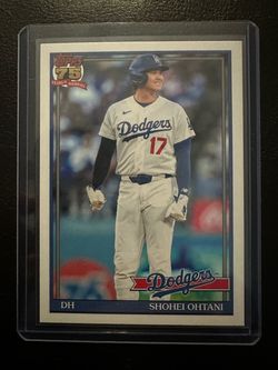 Shohei Ohtani Topps 75th Anniversary Dodgers Baseball Card