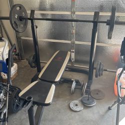 Weight Set & Adjustable Bench