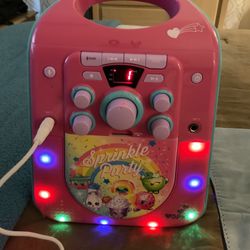 Shopkins Flashing Karaoke Machine