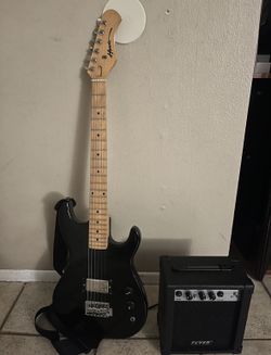 Hondo Guitar & Fever Amp. $40