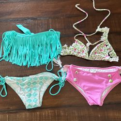 Kimi & li Girls Bathing Suits 