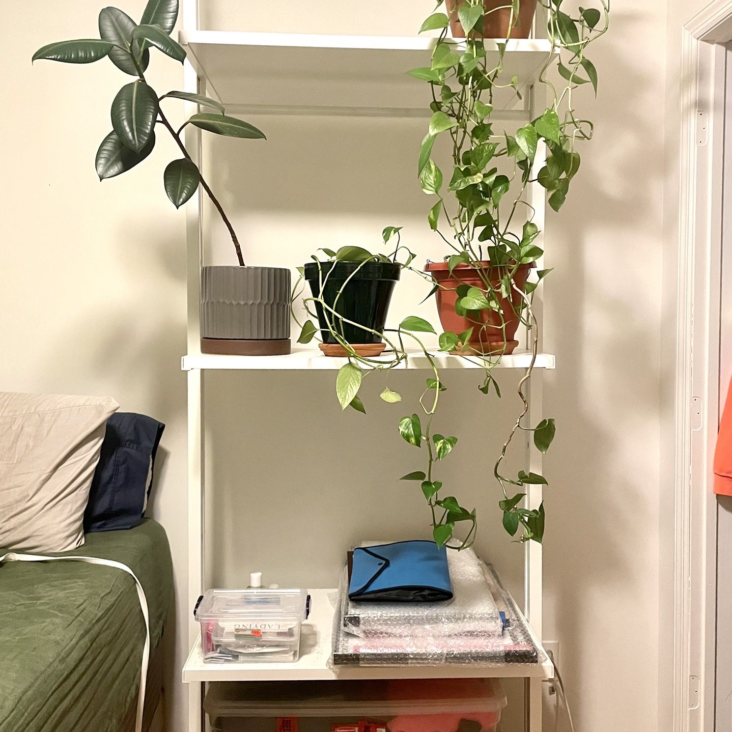 Shelving, Plant Stand Floor To Ceiling 