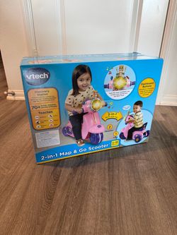 VTech 2-in-1 Map and Go Scooter pink