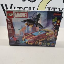 Lego Marvel 76310 Iron Man Car & Black Panther Vs. Red Hulk