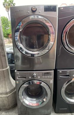 🍂SET WASHER AND DRYER LG🍂✔️STAINLESS STEEL✔️🆓️FREE DELIVERY🆓️
