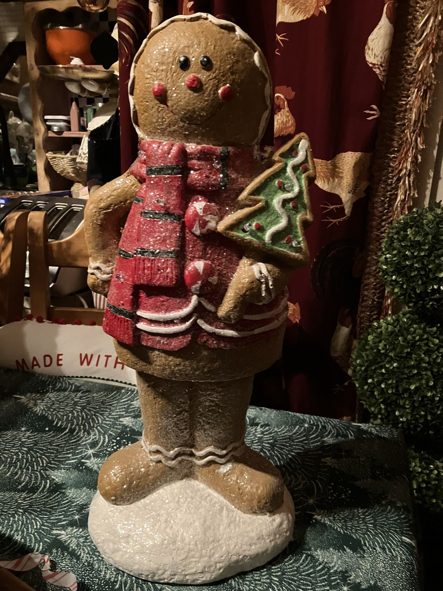 Light of gingerbread boy