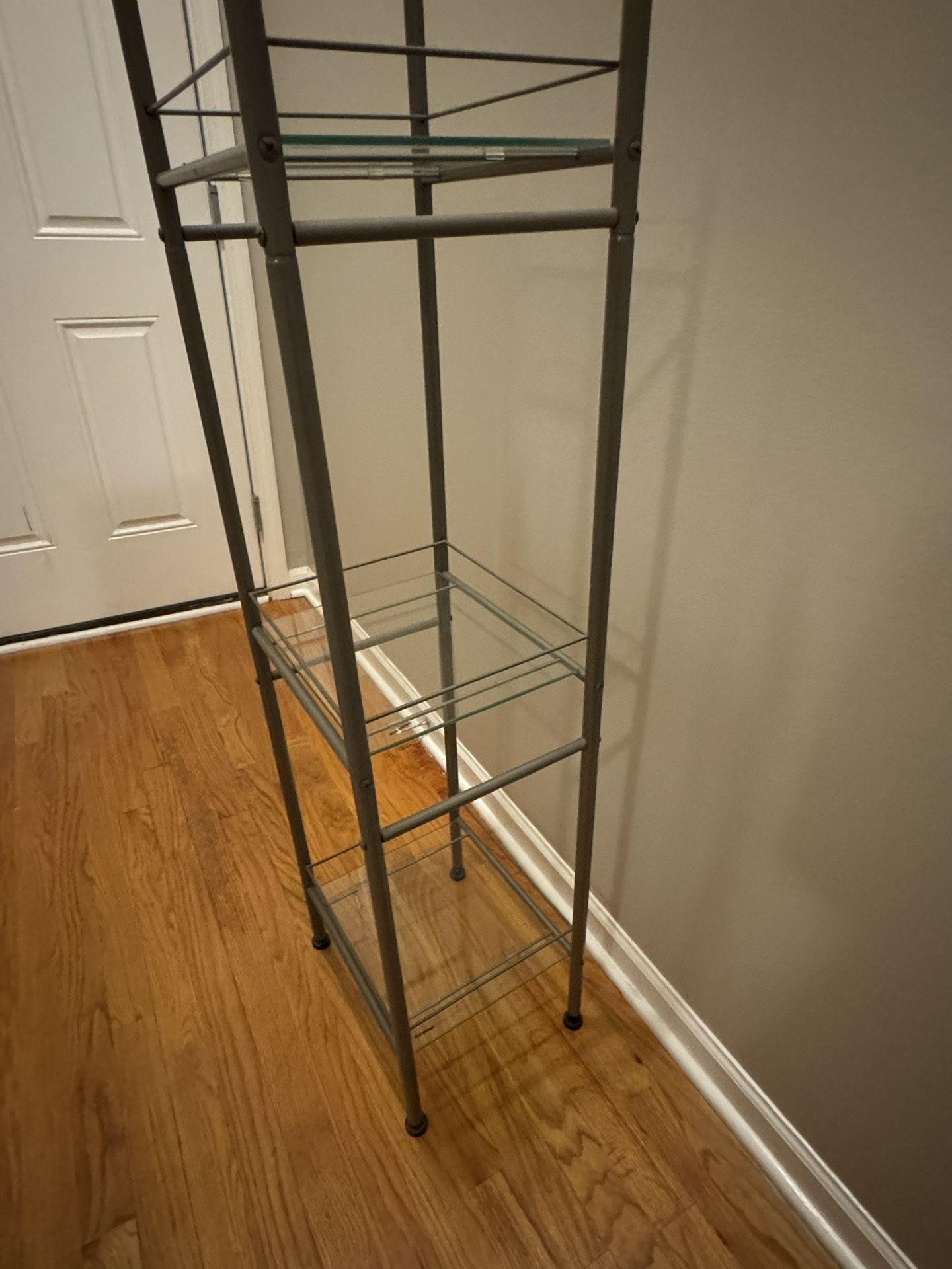 4-shelf steel bathroom or plant stand Bathroom Storage Tower