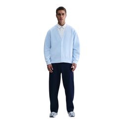 Nike 24.7 Impossibly Soft Cardigan HQ6948-441 Celestine Blue Men's Size Large