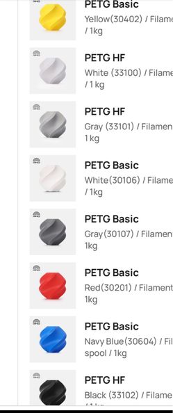 Bambu labs Filament PETG