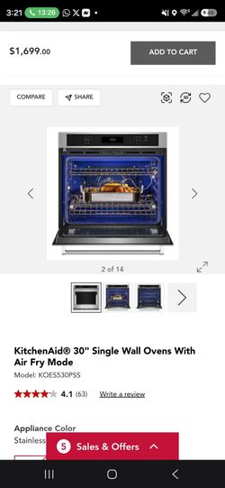 KitchenAid wall oven