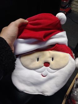 Baby Santa Hat and Bib