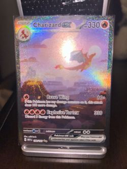 Charizard ex Pokémon Card 199/165 Holo