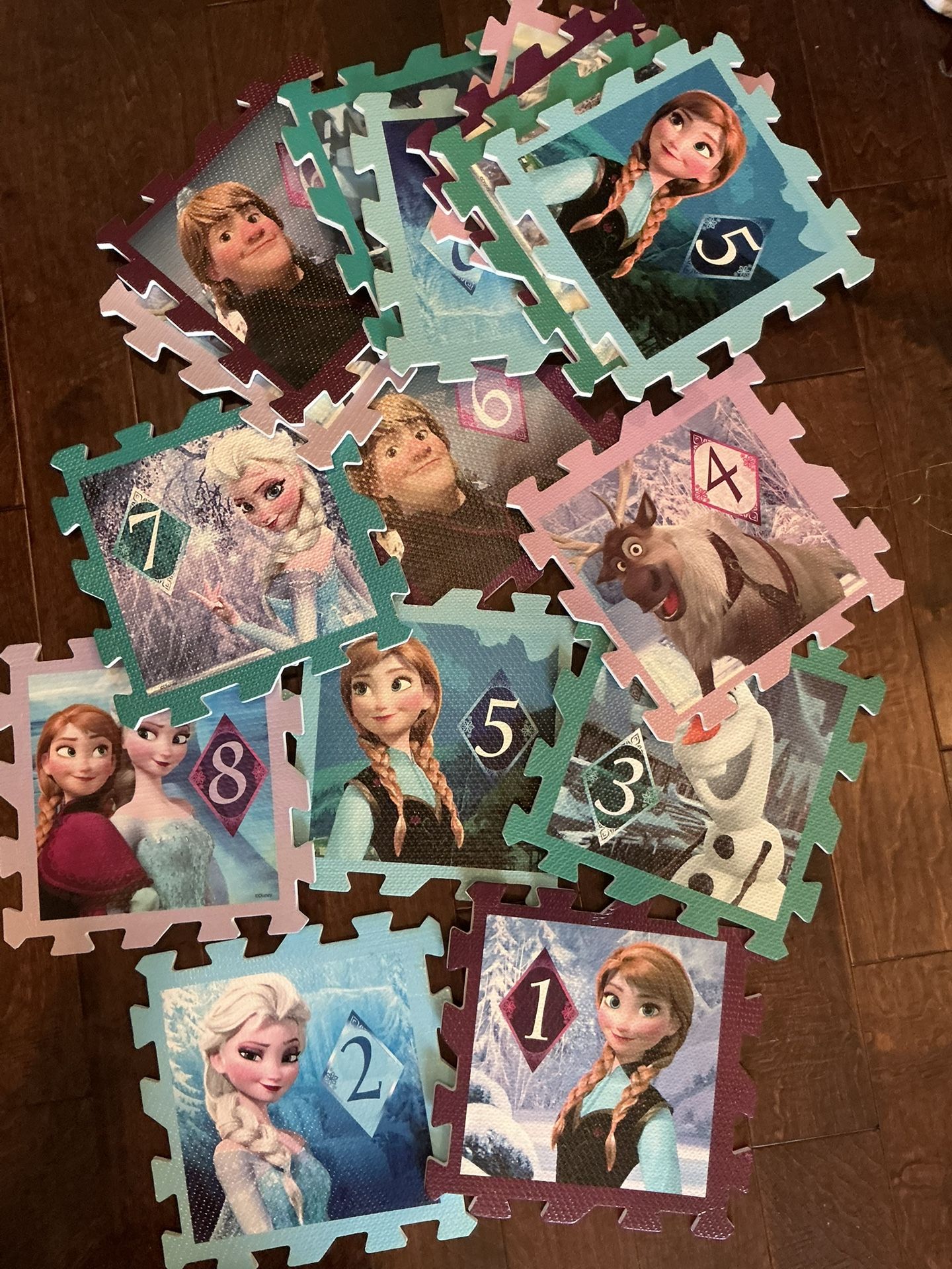 “Frozen “ Theme Interlocking Floor Puzzle