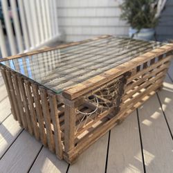 Authentic Maine Lobster Trap Coffe Table