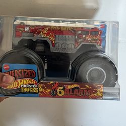 Oversized hot wheel fire truck