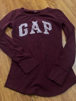 Gap red long sleeve