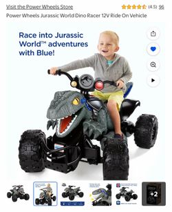 Jurassic World Dino Racer 12V Ride On Vehicle