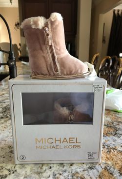 Brand new Michael kors baby boots size 2