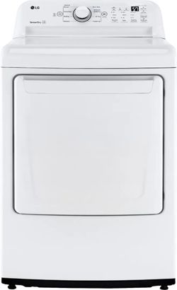 LG 7.3 Cu. Ft. Vented Gas Dryer in White with Sensor Dry