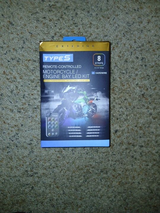 Exterior Type S Remote Controlled Motorcycle/Engine Bay LED Kit