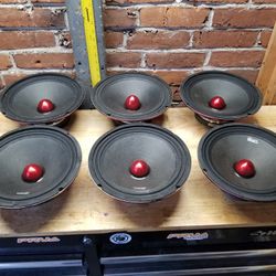 6 Ds18 Pro Series 10" Speakers