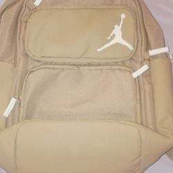 ($40 OBO) Jordans Backpack Beige in color NEW