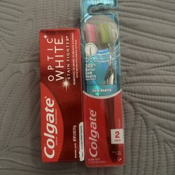 Colgate Toothpaste and Toothbrush-NEW