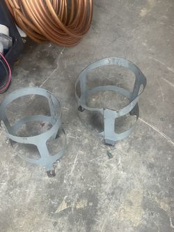 Single Freon Tank Holder And Single Nitrogen Tank Holder 