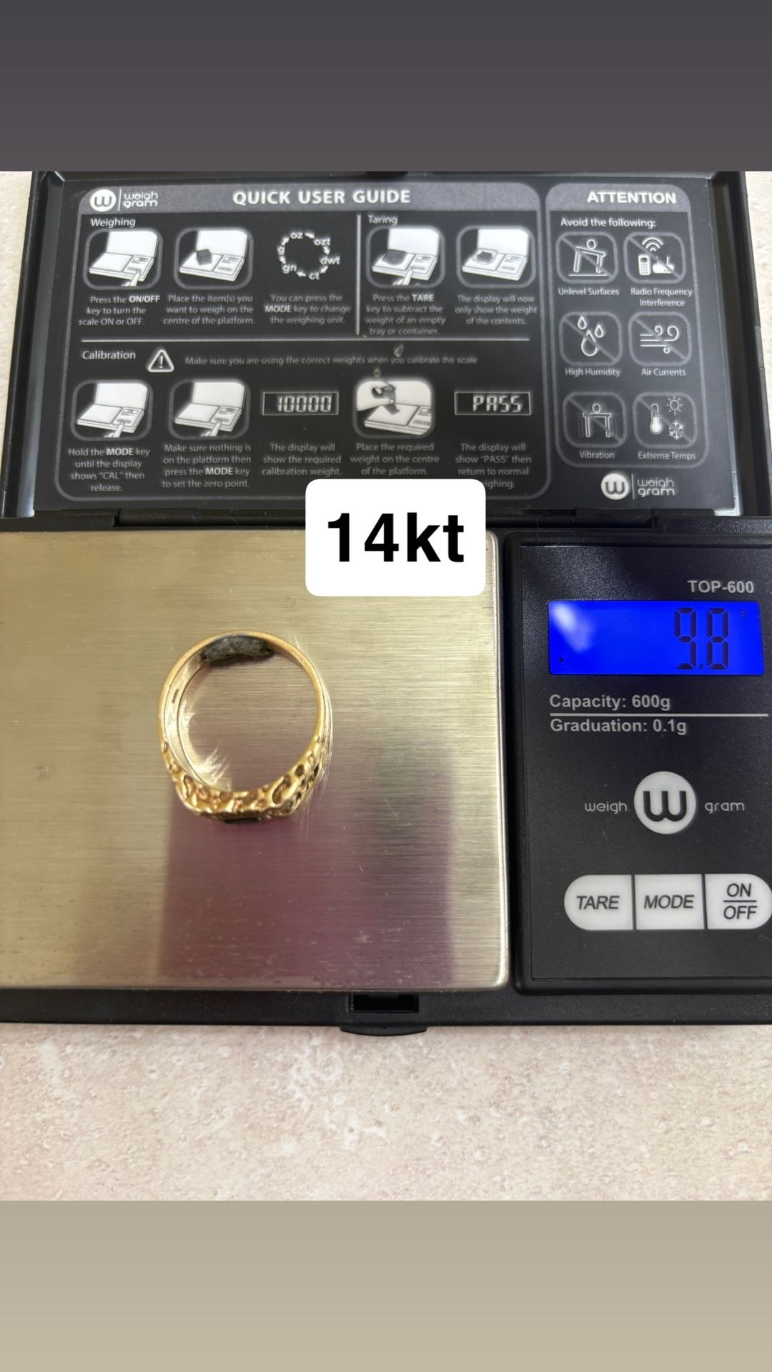 Selling And Trading 3 Solid Gold RlNGS