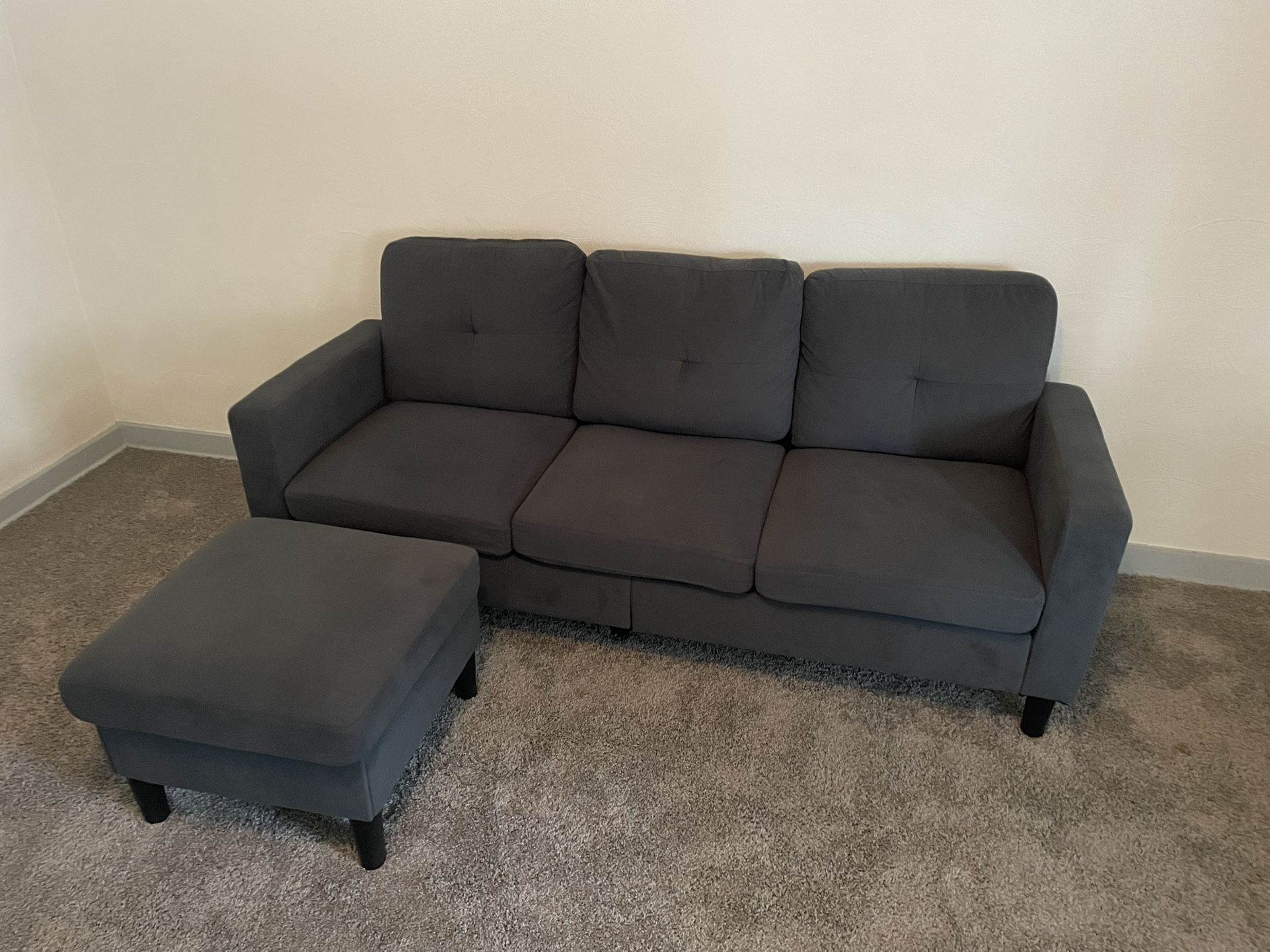 Like New Couch w/ Ottoman
