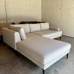 West Elm Andes 3-Piece Sectional Sofa Delivery Available