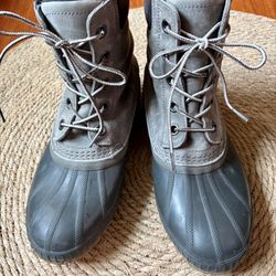 Sorel Men’s Waterproof Rain Boots Size 9 – Gray/Black