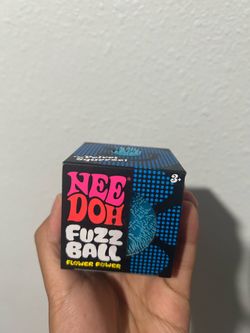 Nee Doh Blue Fuzz Ball