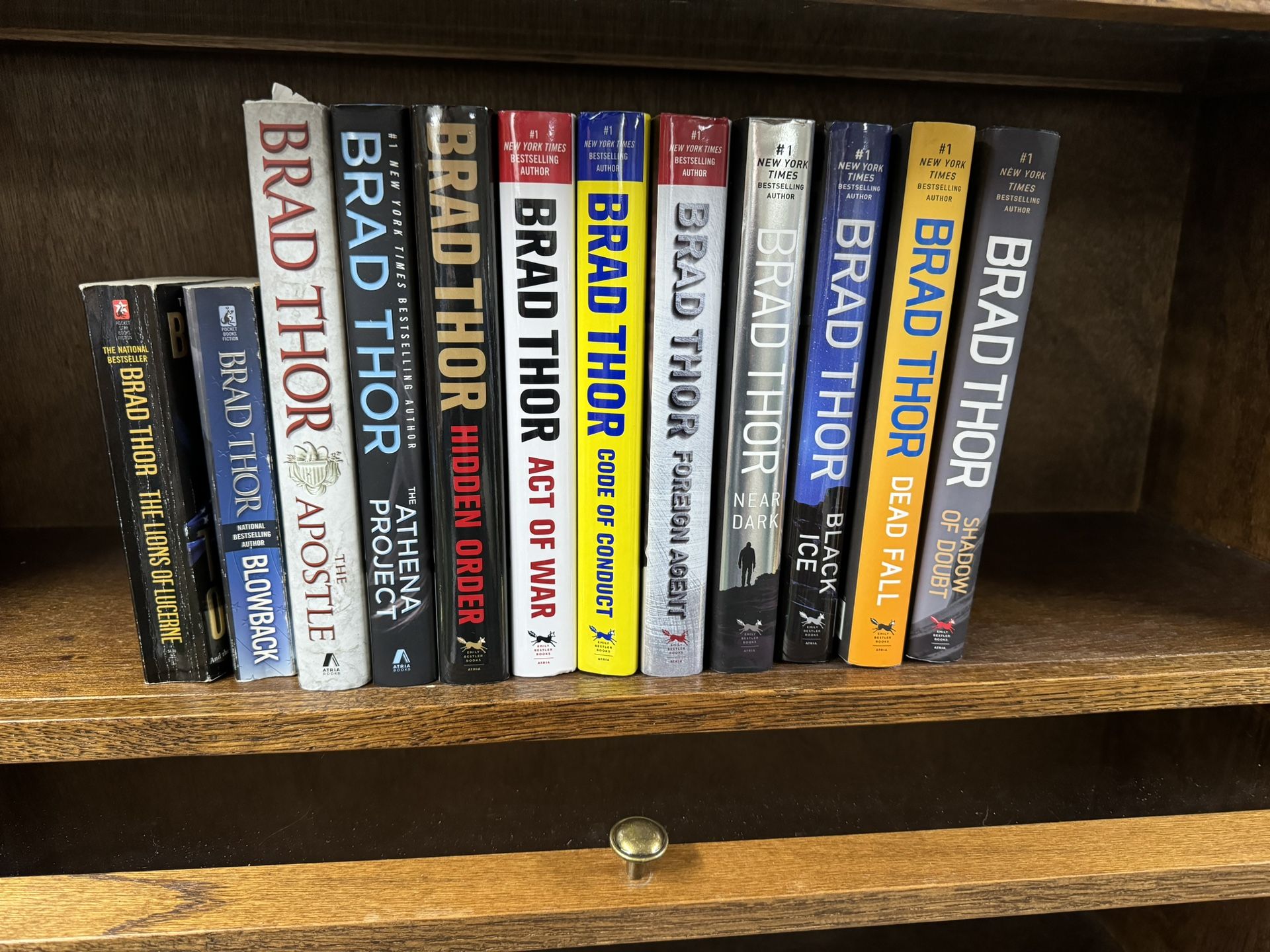 Brad Thor Books (12)