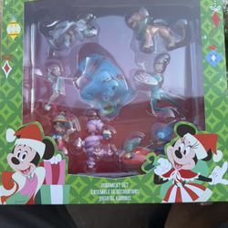 Disney 2023 Classic Sketchbook Ornament Set- STITCH, PETER PAN, Set Of 8, New