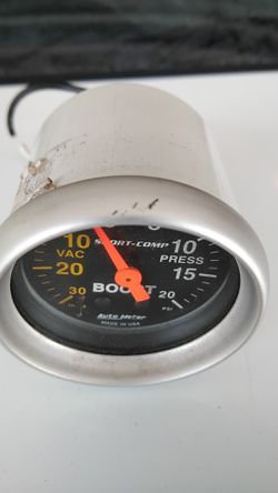Autometer sport comp boost gauge