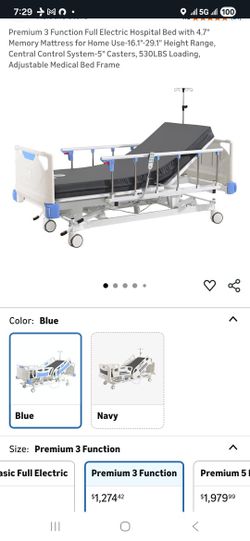 New Electric Hospital Bed In Box