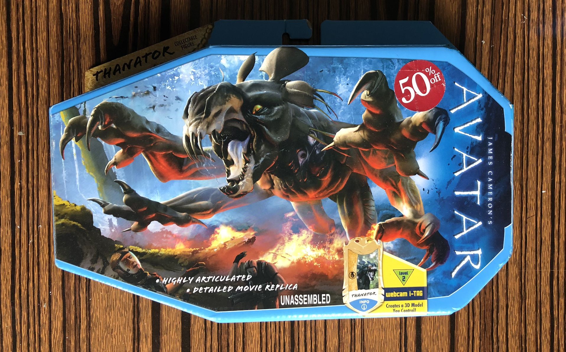 James Cameron Avatar Thanator Highly Detailed Unassembled Action Figure Replica