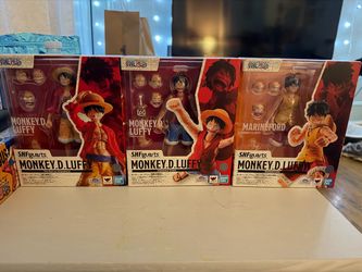 S.H. Figuarts Monkey D. Luffy 3-Figure Set