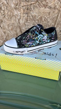 50$ ED HARDY TRAINERS SIZE 3