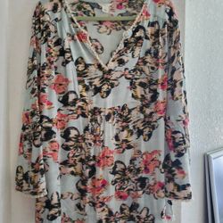 Caslon Blouse Plus Size 3X 