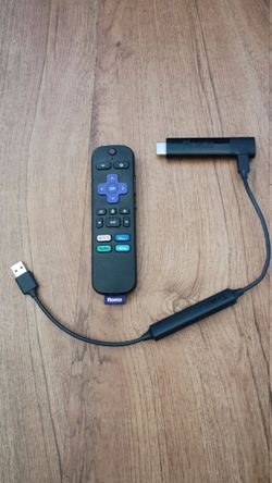Roku 4k streaming stick + and remote