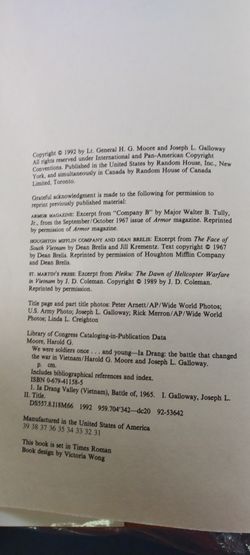 We Were Soldiers By Lt.Gen. Moore