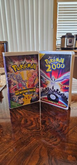 Vintage Pokémon Vhs Movies Clamshell Bundle / Collectible / Nintendo / Pikachu / Charizard / Mewtwo / Man Cave /  Decorative / Collector