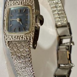 🧿🧿Rare Gorgeous Vintage 17JWL Mechanical SEIKO Women Watch Blue 1970s🧿🧿