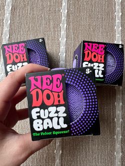 PURPLE Authentic NeeDoh Fuzz Ball 💜 Brand New in Box!