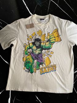 Saints Tshirt Brand new Incredible Hulk