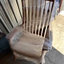 wood rocking chair vintage 